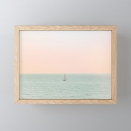 Sky Blush x Ocean Art Framed Mini Art Print