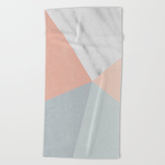 Blossom Geometry Beach Towel