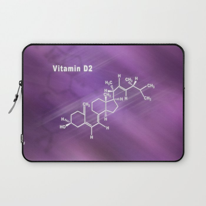 Vitamin D2, Structural chemical formula Laptop Sleeve