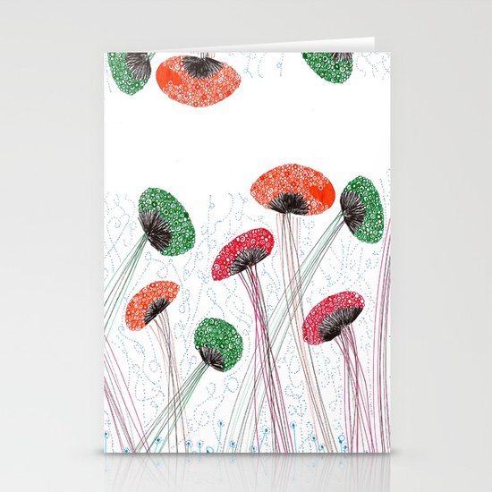 The Mushroom Stationery Cards