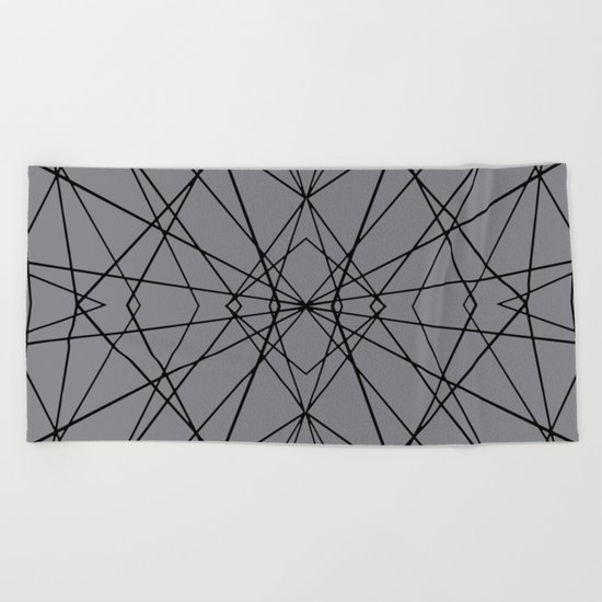 Snow Flake Beach Towel