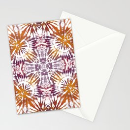 Hippy TieDye Pattern Stationery Cards