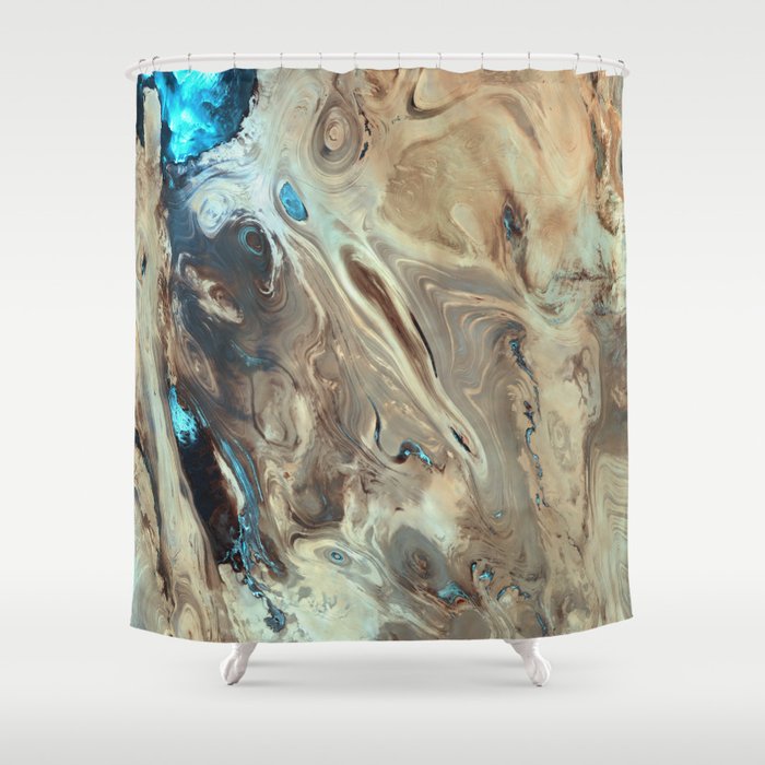 Great Salt Desert Shower Curtain