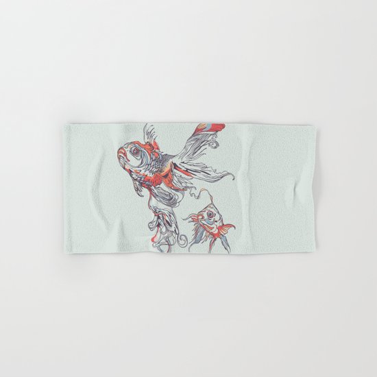 Floating in Deep Hand & Bath Towel