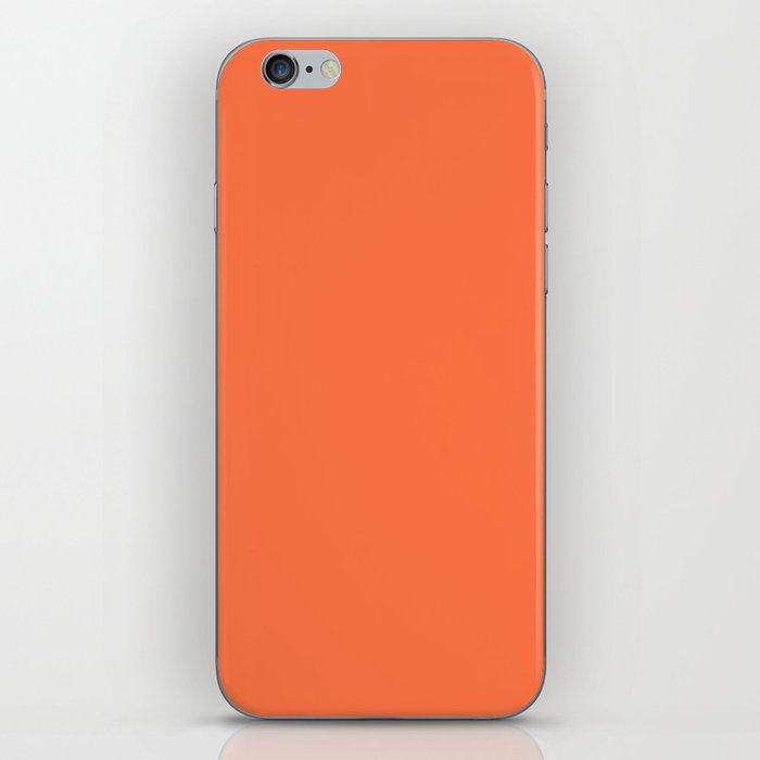 Orange Fire iPhone Skin