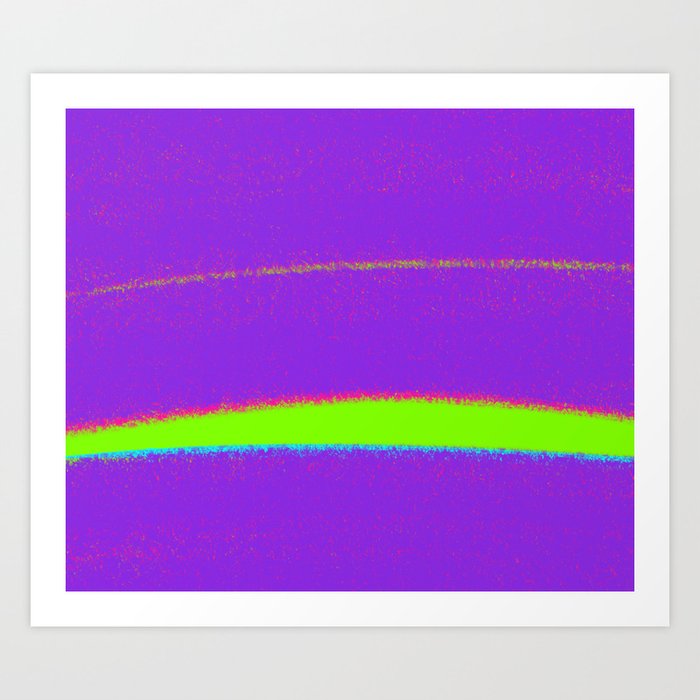 Neon purple  Art Print