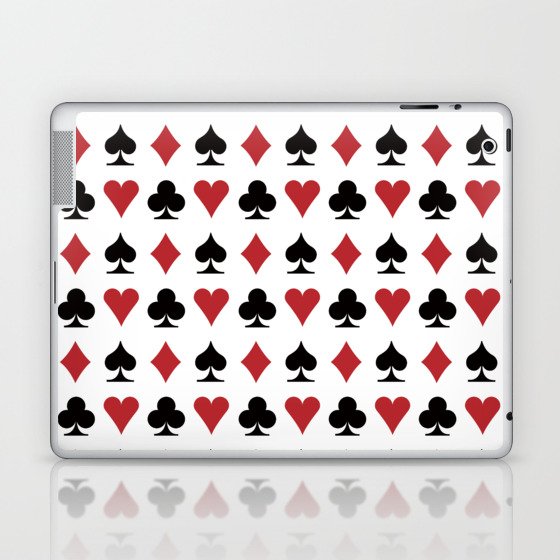 Playing Card Suit Symbols Laptop & iPad Skin