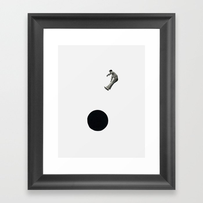 Into Abyss Framed Art Print