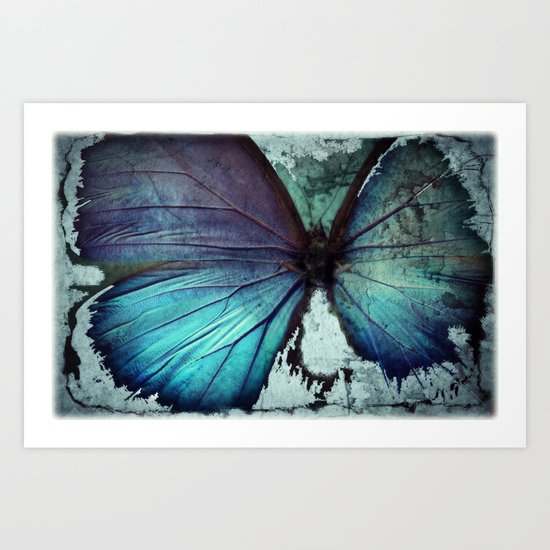 Abstract Butterfly Art Print