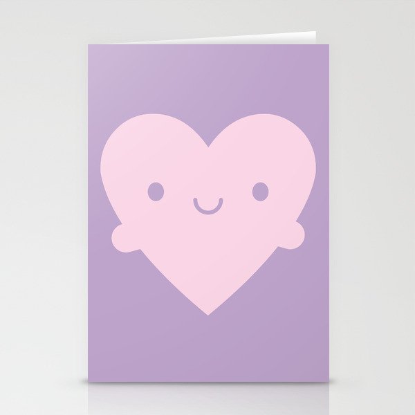 Kawaii Heart Hugs Stationery Cards