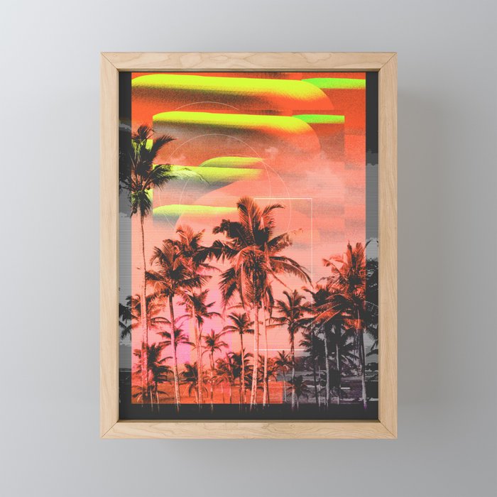 Palms 19 Framed Mini Art Print