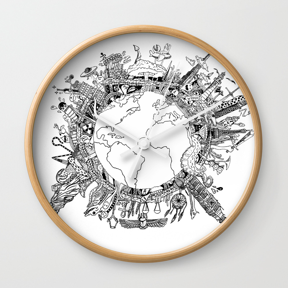 Mad World Wall Clock
