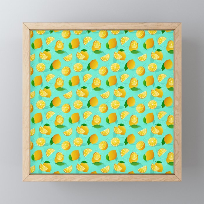 When Life Gives You Lemons... Framed Mini Art Print
