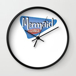 Mermaid Lounge Wall Clock