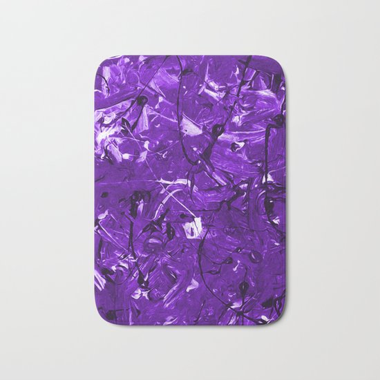 Violet Chaos Bath Mat