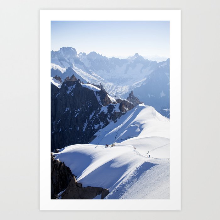 Mont Blanc Art Print by funfunfunfunfu | Society6