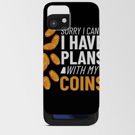 Coin Collecting Numismatist Beginner Pennies Money iPhone Card Case