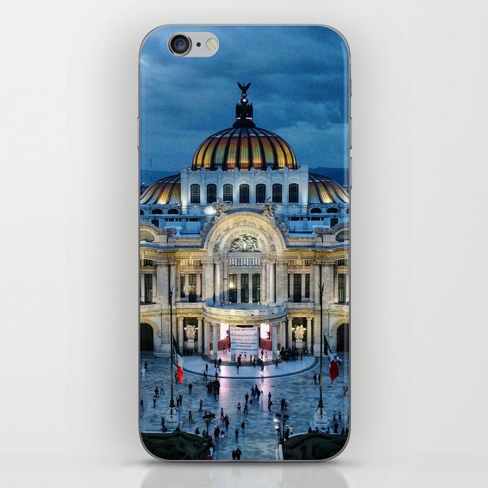 Mexico Photography - A Beautiful Palace In The Mexican Night iPhone Skin