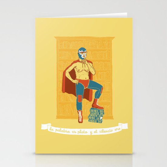 Lucha Library Stationery Cards