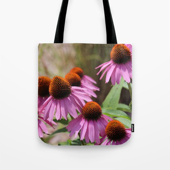 Cone Flowers Tote Bag