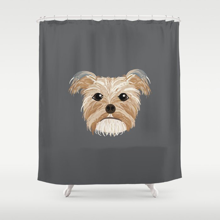 Yorkshire Terrier Shower Curtain