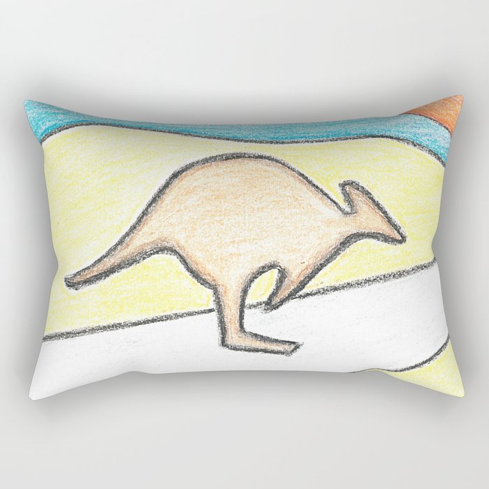 Kangaroo Rectangular Pillow