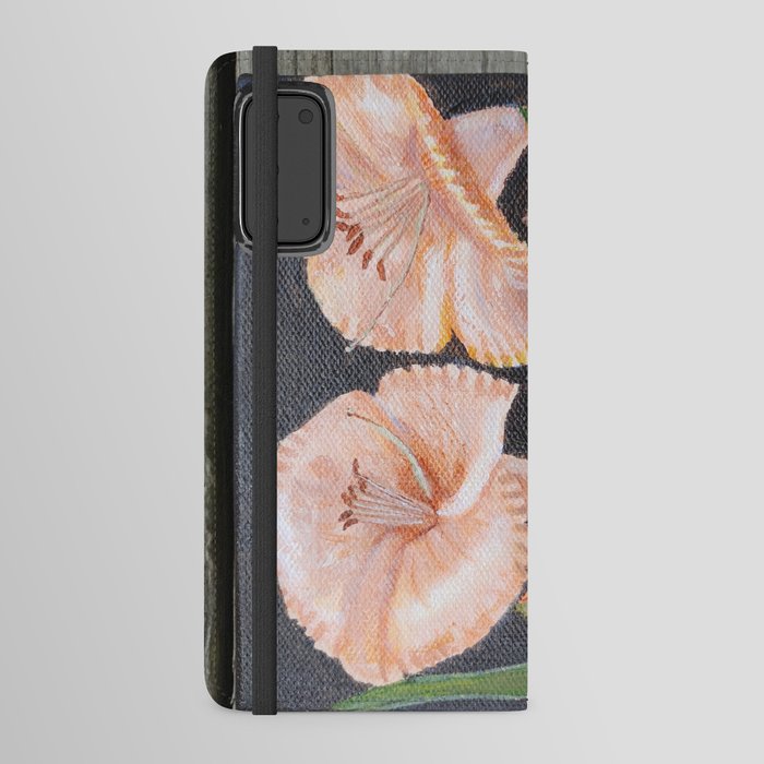 Deco Lilies Painting Android Wallet Case