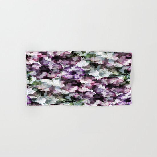 Vintage Floral Abstract Hand & Bath Towel