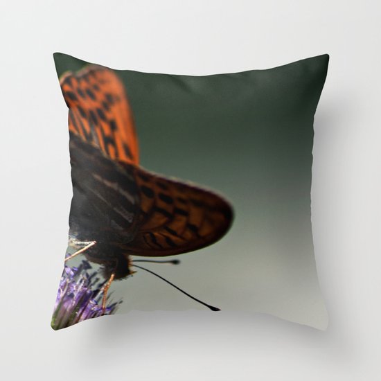 I spread my wings Throw Pillow
