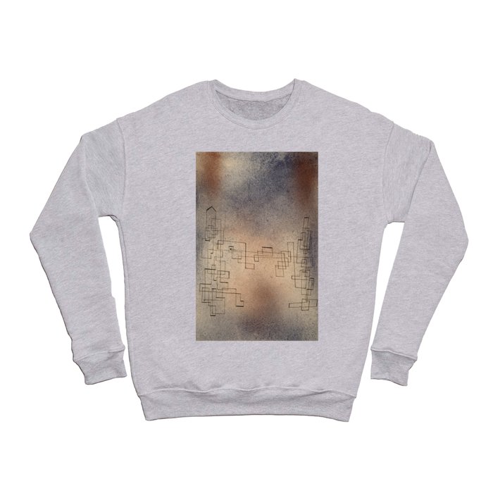 Threatening Snowstorm, 1927 by Paul Klee Crewneck Sweatshirt