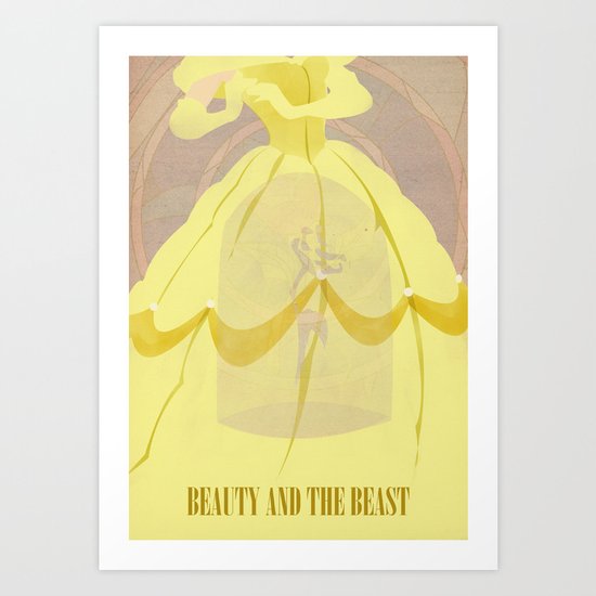 Beauty And The Beast Art Print