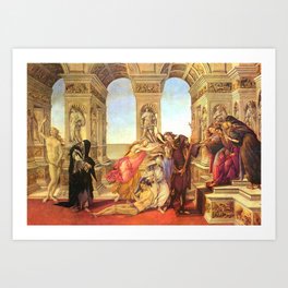 Sandro Botticelli The Calumny of Apelles Art Print
