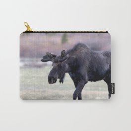 Watercolor Moose Bull 52, Endovalley, RMNP, Colorado Carry-All Pouch