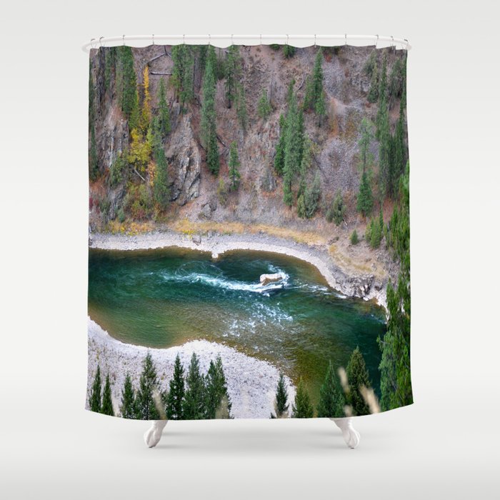 Kootenai River Shower Curtain