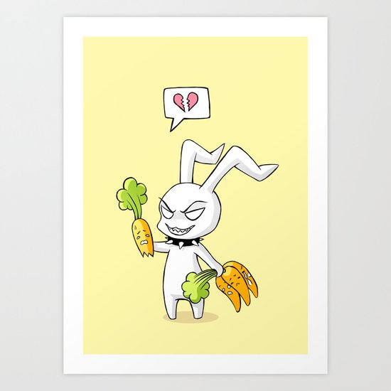 Eat Your Veggies Art Print
