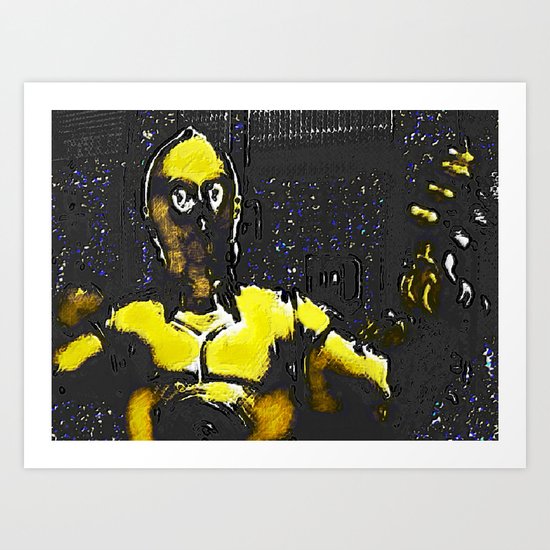 CP3O BY Cd KIRVEN Art Print