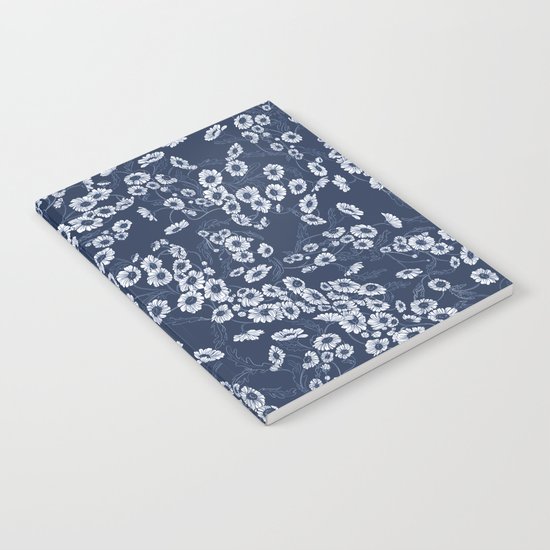 Daisy Dream Navy Notebook