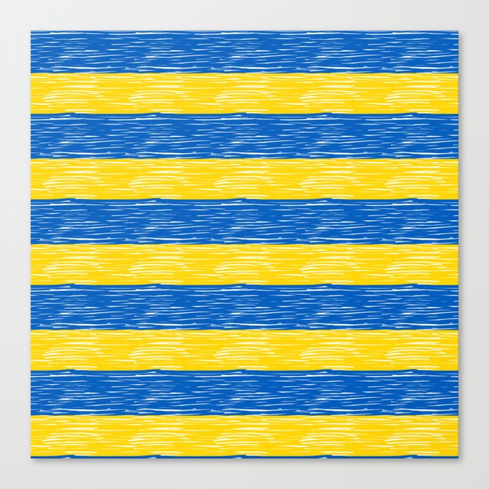 Ukrainian flag pattern Canvas Print