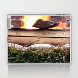 cozy by the fire Laptop & iPad Skin