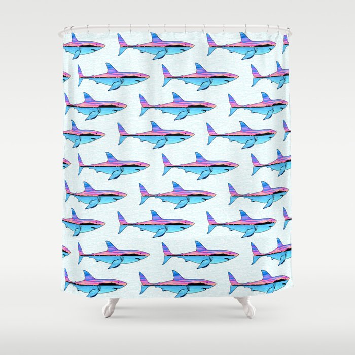 Channel Islands Great White Shower Curtain