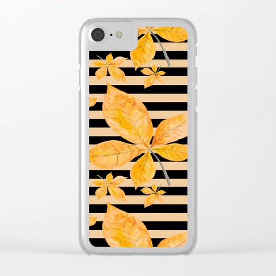 Autumn leaves #14 Clear iPhone Case