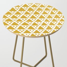 Triangles Big and Small in gold Side Table