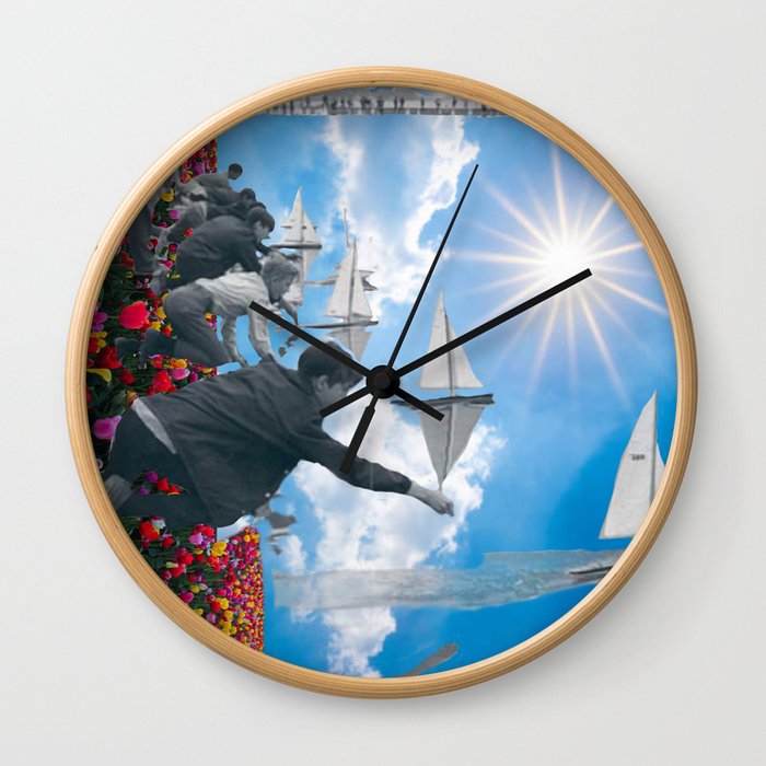 Angel Wishes Wall Clock