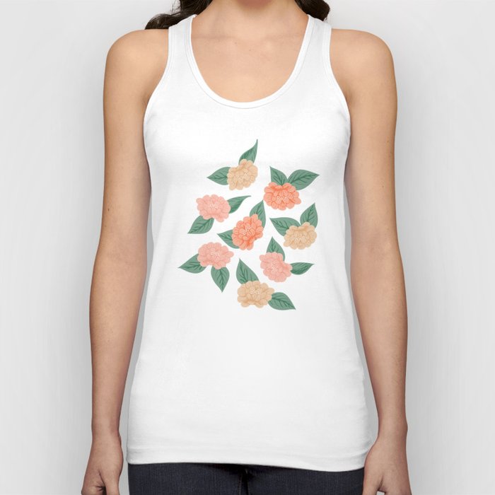 Into the meadow - off-white and pinks Tank Top