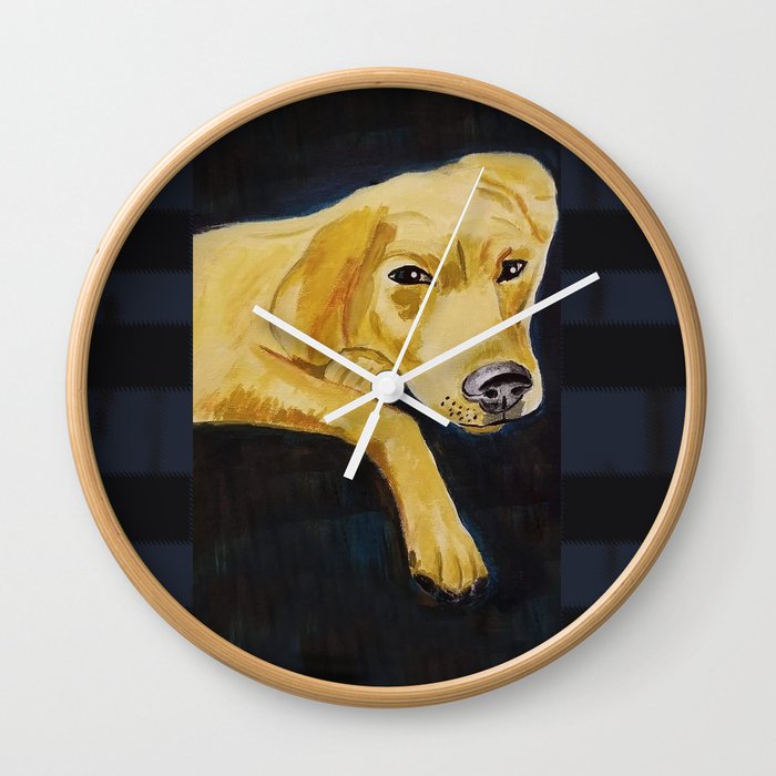 Resting dog Wall Clock