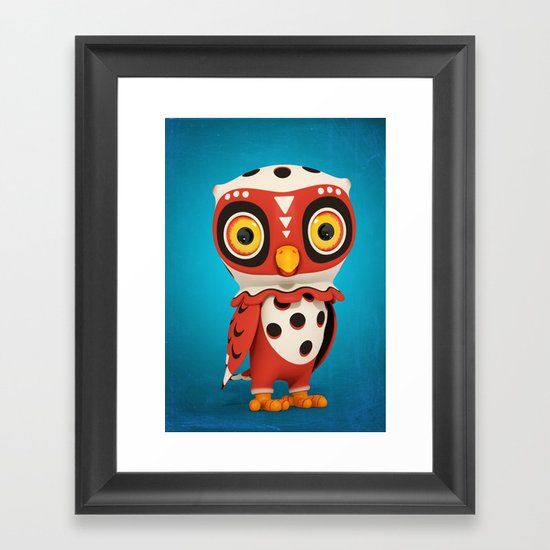 Owly Framed Art Print