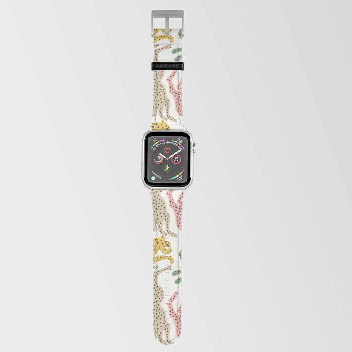 Rainbow Cheetah Apple Watch Band