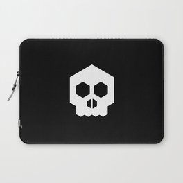 hex geometric halloween skull Laptop Sleeve