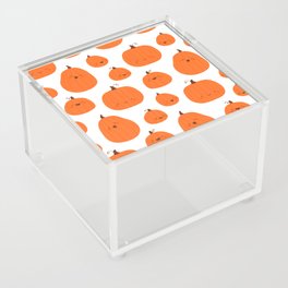 Smiling Orange Pumpkins Acrylic Box