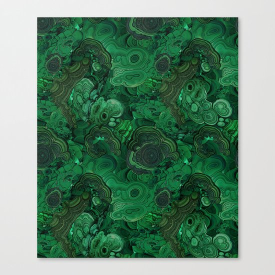 malachite Canvas Print
